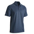 Callaway Mens Marled Faded Geo Print Golf Polo